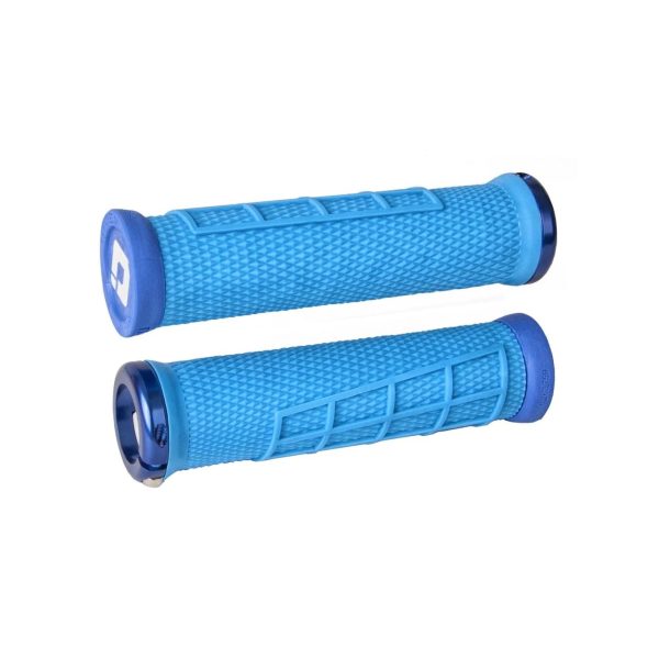 ODI Elite Flow LOCK-ON GRIPS 130mm gripovi - svijetlo plavi