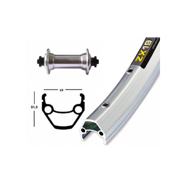 EXAL ZX19 / SHIMANO 28x1.75 QR prednji kotač bicikla dupla stijenka (2146559000)