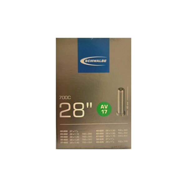 SCHWALBE 28x1.75 AV17 40mm - zračnica