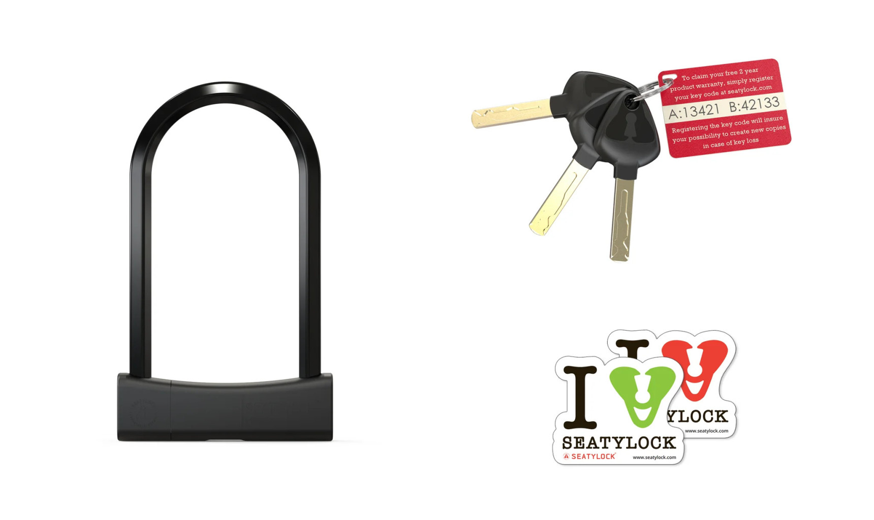 VOXOM Seatylock Mason 220 U-lokot - crni - Slika 2