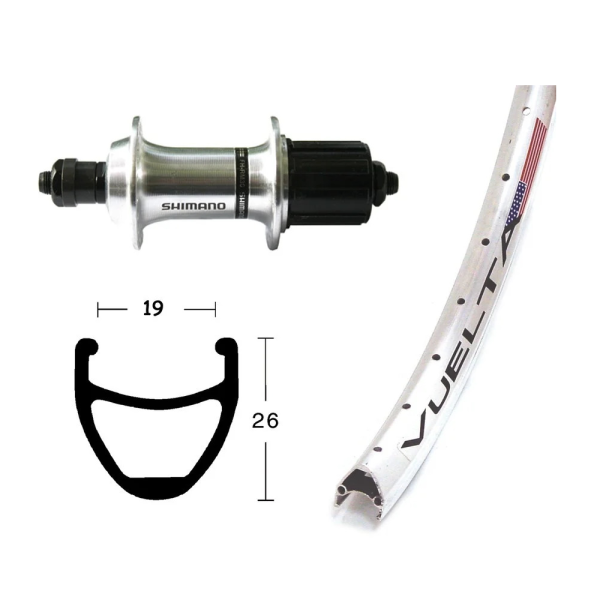 RODI 26x1.75 TX500 36H sr QR - stražnji kotač