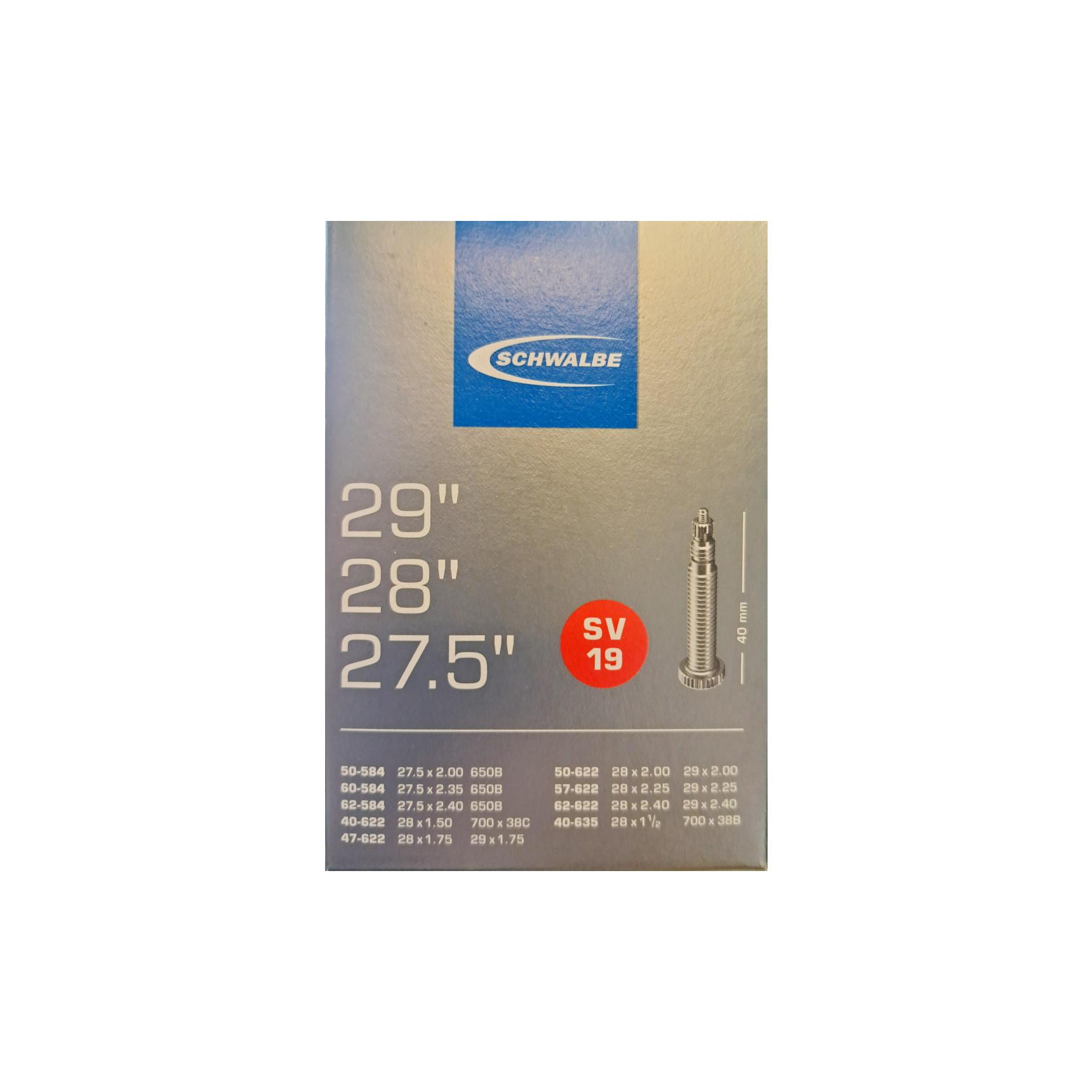 SCHWALBE 28X1.75 FV 40mm SV19 - zračnica za bicikl
