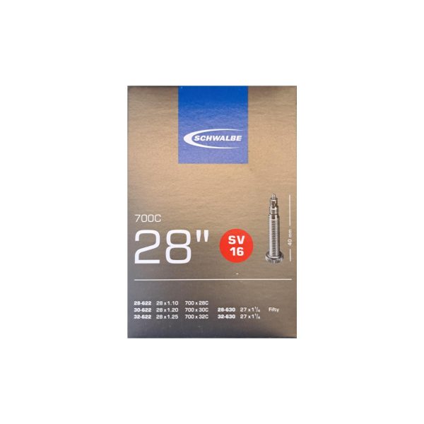 SCHWALBE 700x28-32C, 28x1.1-1.25, FV 40mm, SV16 - zračnica za bicikl