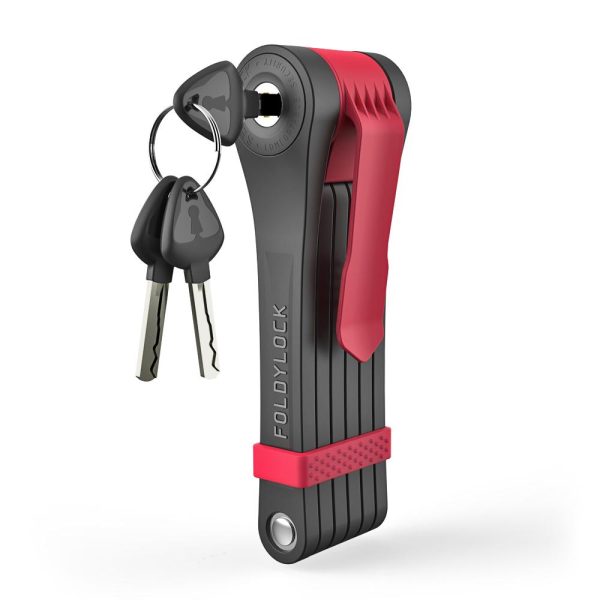 VOXOM Seatylock Foldylock Clipster sklopivi lokot - crveni - 720000035