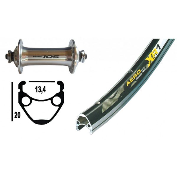 SHIMANO 105 EXAL 28" - prednji kotač-Ciklo-Centar-Zagreb
