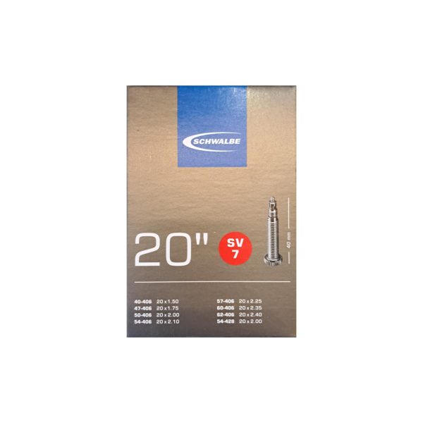 SCHWALBE 20x1.5-2.5, FV, 40MM, SV7 - zračnica za bicikl