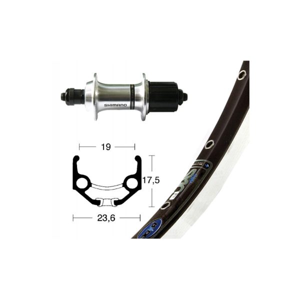 RIGIDA ZAC 19 CR/S 28x1.75TX800 stražnji kotač za bicikl 2147543700