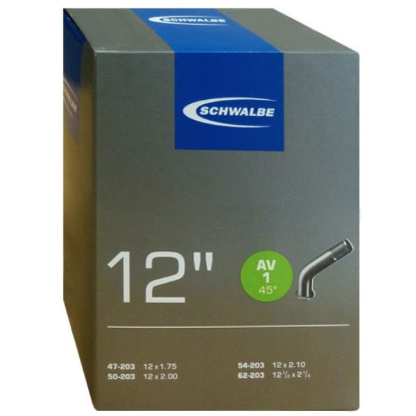 SCHWALBE 12X1.75-2.1 AV1 / 45 stupnjeva ventil - zračnica za bicikl