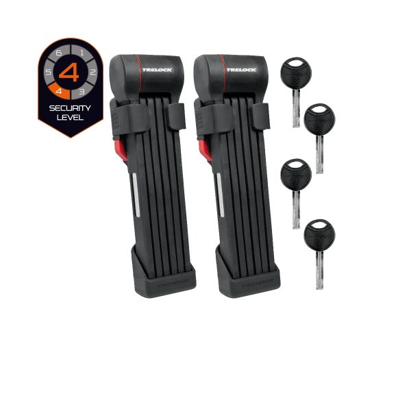 TRELOCK FS 480 Cops X-Press Twin-Set 100cm - preklopni lokot