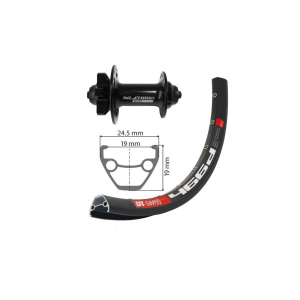 DT Swiss D466 29"/XLC EVO 6B QR disk - prednji kotač dupla stijenka