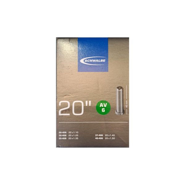 SCHWALBE 20x1.00-1.50 AV6 40mm - zračnica za bicikl