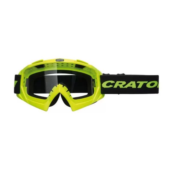 Cratoni Bright C-Rage MTB naočale prozirne leće - žute