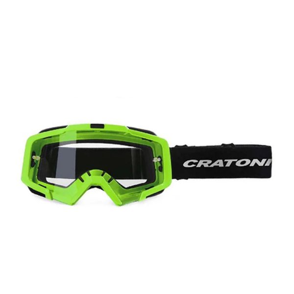 Cratoni C-Dirttrack MTB naočale prozirne leće - limeta