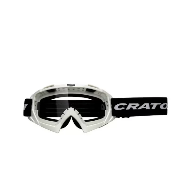 Cratoni Bright C-Rage MTB naočale prozirne leće - bijele