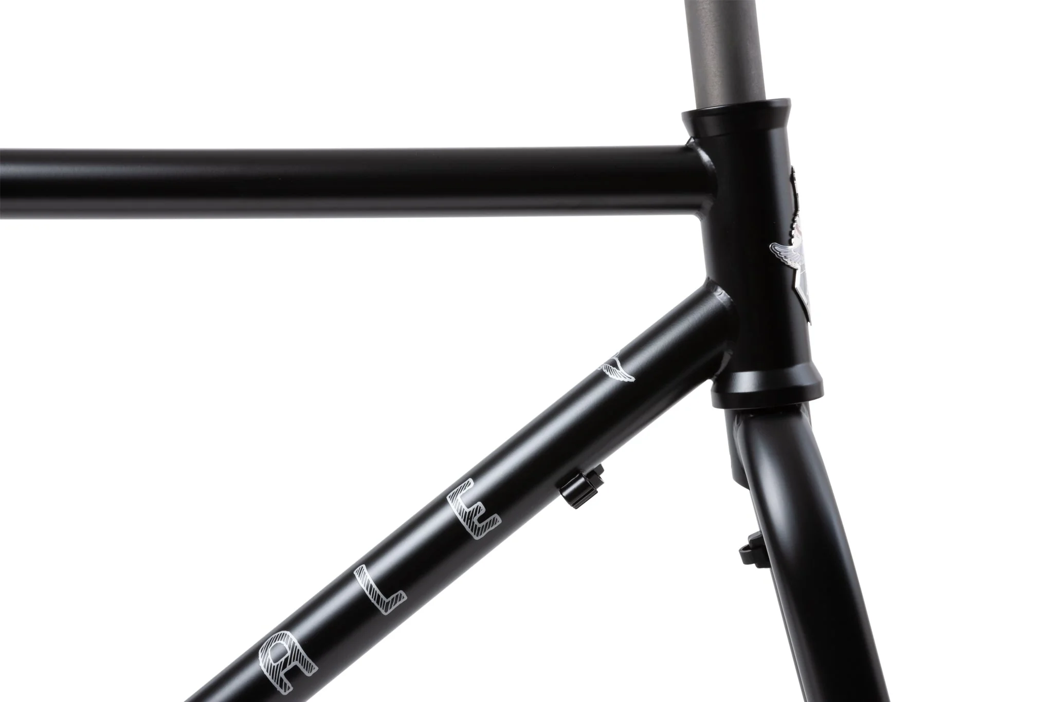 FAIRDALE Weekender frame and fork kit Matte Black with Silver Stickers - okvir - Slika 6