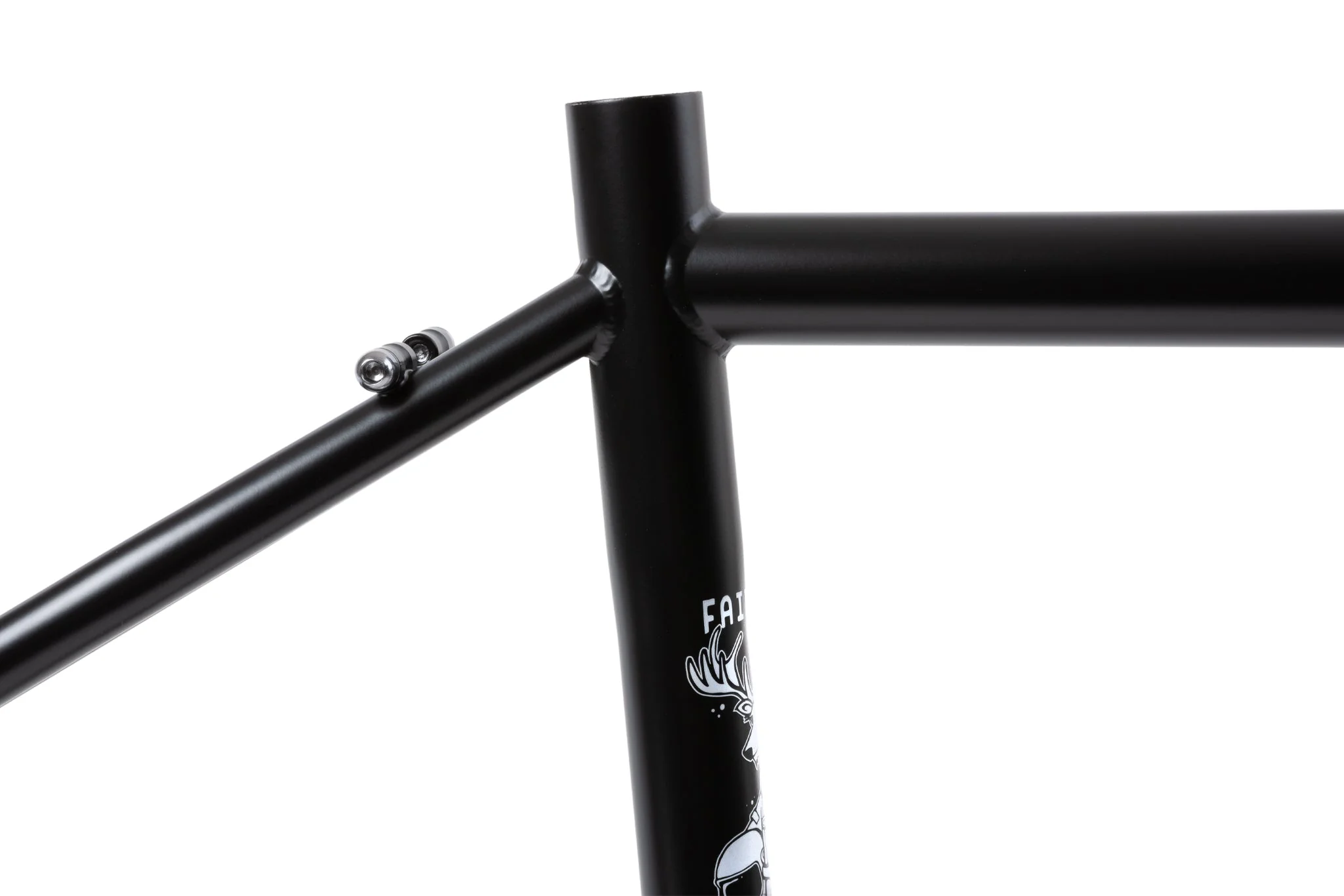 FAIRDALE Weekender frame and fork kit Matte Black with Silver Stickers - okvir - Slika 5