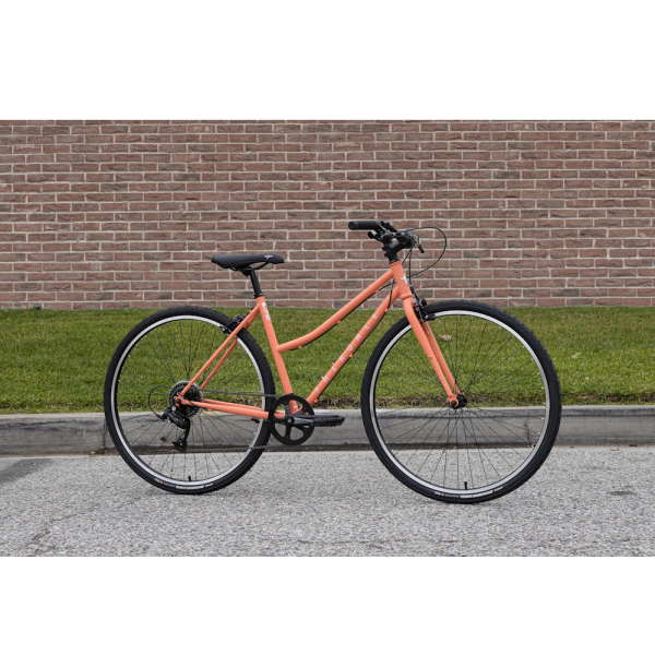 Fairdale Lookfar Step‑Thru Matte Coral Red in S/M - bicikl-Ciklo-Centar-Zagreb