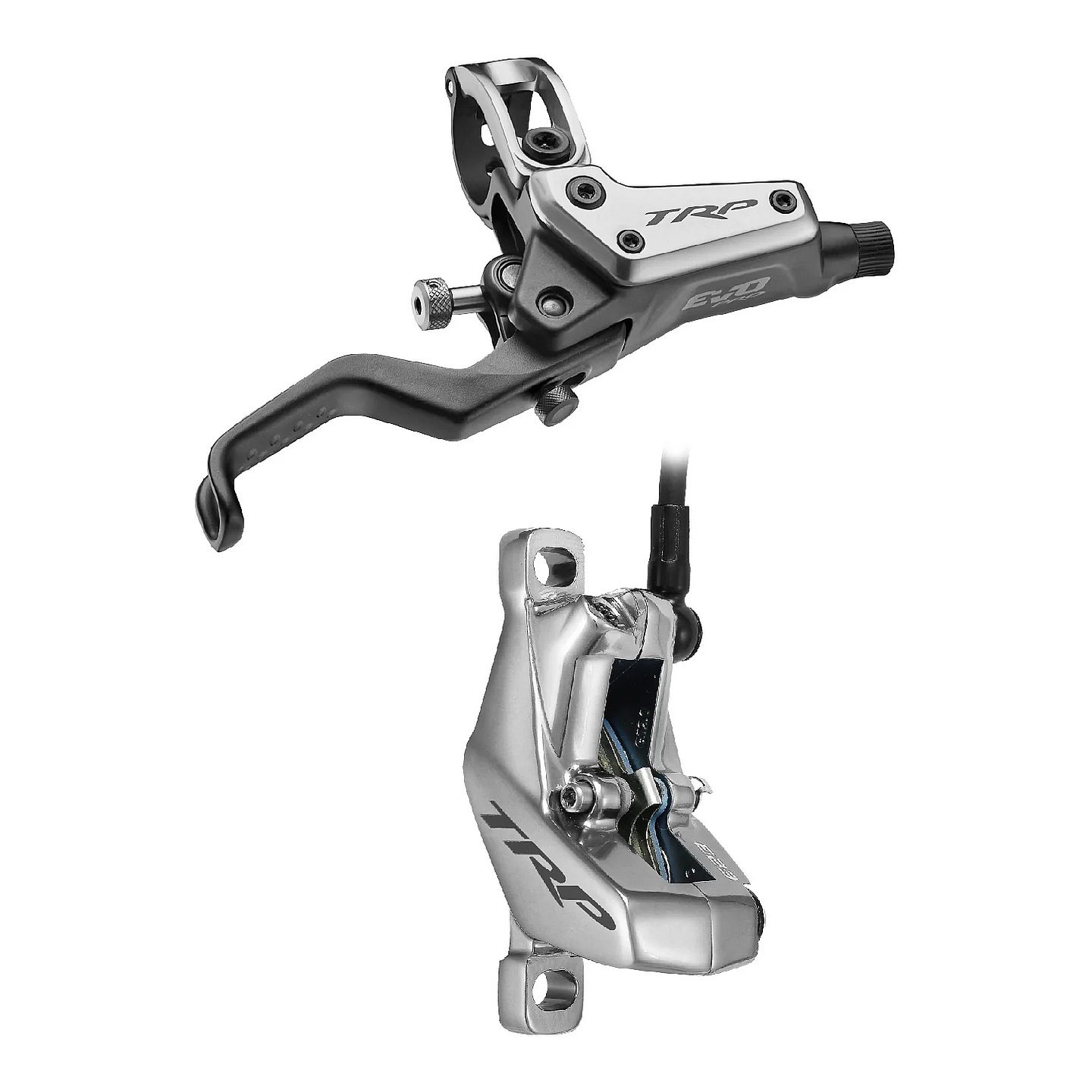 TRP EVO Pro Hydraulic Disc Brake | 4-Piston | stražnja kočnica - srebrna-Ciklo-Centar-Zagreb