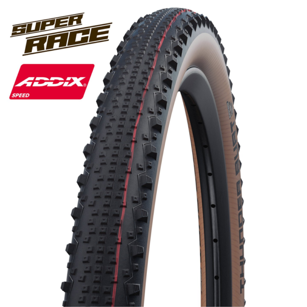 SCHWALBE Thunder Burt 29x2.1"Evolution | AddixSpeed ​​| SuperRace | TLEasy | vanjska guma - crno smeđa-Ciklo-Centar-Zagreb